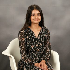 Aryana Halburnt is the social media manager for the Krishnan Family Foundation