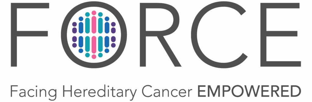 FORCE - Facing hereditary cancer empowered logo